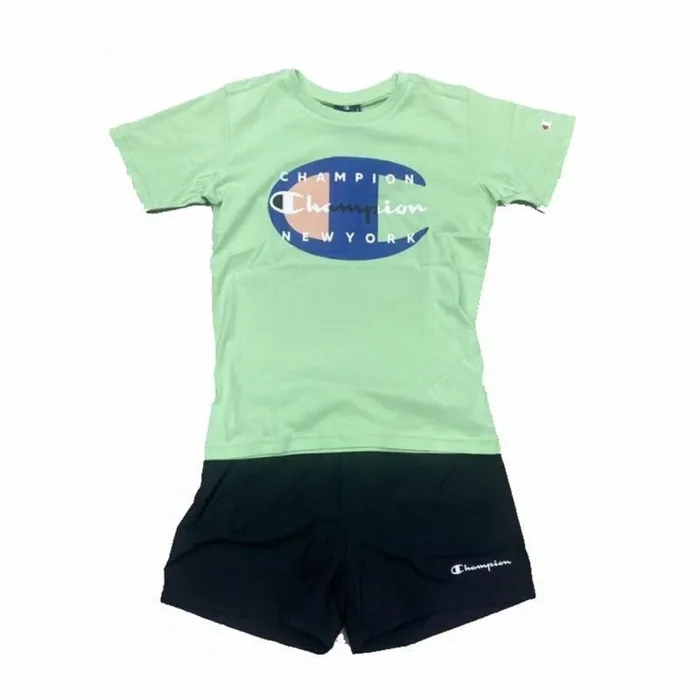 Conjunto Deportivo para Niños Champion Essentials Verde limón 7-8 Años