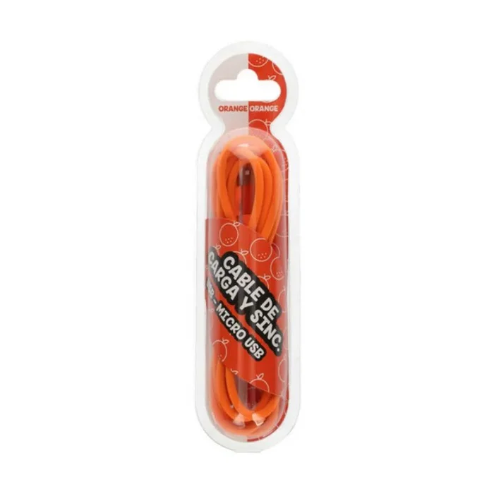 CONTACT Cable de Datos USB a Micro USB 2A (Orange)