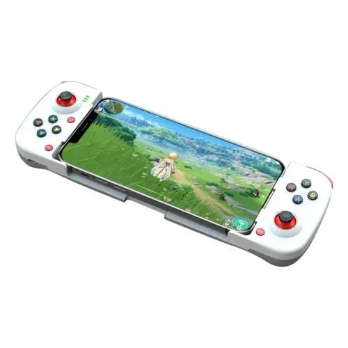 Controlador de Juego Telescópico D3 Bt 5.0 para Teléfono Móvil iOS Android (Blanco)
