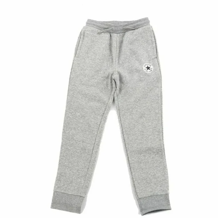 Converse Chuck Patch – Pantalones Deportivos de Forro Polar, Gris Oscuro Heather, M
