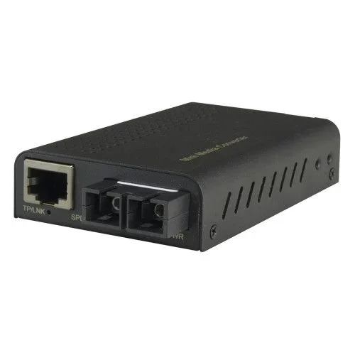 Conversor De Medios SC Multimodo A RJ45 Gigabit