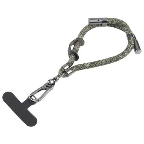 Cordón Antipérdida Ajustable para Teléfono Móvil 8mm (Verde Oscuro)