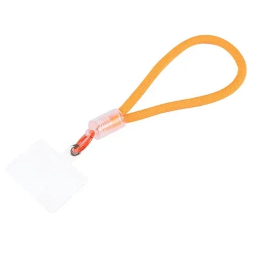 Cordón corto de cuerda giratoria redonda con hebilla de plástico (Naranja)