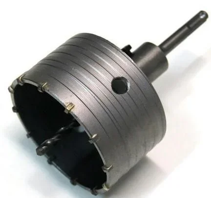 Corona SDS-Plus 120 mm Silver, herramienta profesional para perforación en concreto y materiales duros, alta durabilidad, precisión y fácil instalación para trabajos exigentes.