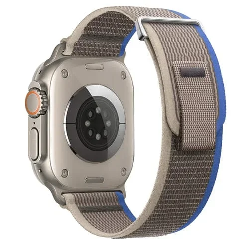 Correa de Nailon Doble Sección Apple Watch Ultra 49mm (Gris Azulado)