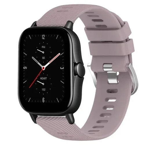 Correa de Reloj 20mm para Amazfit GTS 2E Silicona Suave Color Sólido (Roland Purple)
