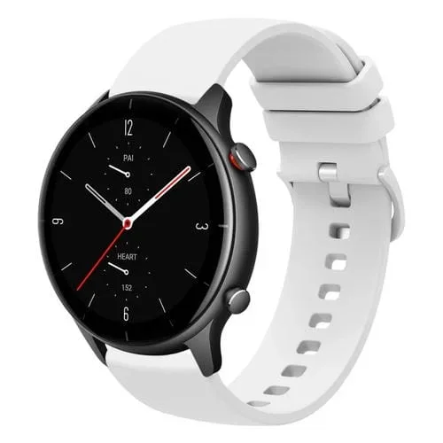 Correa de Reloj 22mm Amazfit GTR 2E Silicona Suave Color Blanco