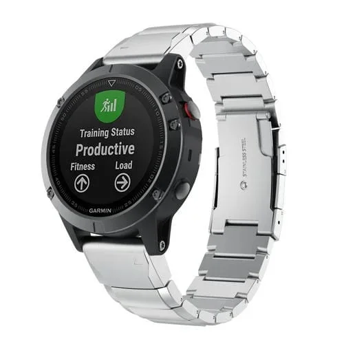 Correa de Reloj Amazfit Falcon 22mm Acero Inoxidable Concha de Tortuga (Plata)