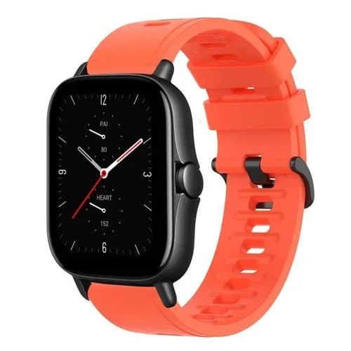 Correa de Reloj Amazfit GTS 2E 20mm Silicona Suave Color Rojo