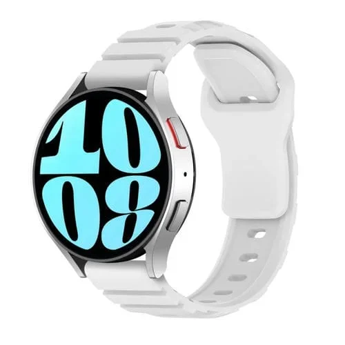 Correa de Reloj de Silicona Armor 22mm (Blanco)