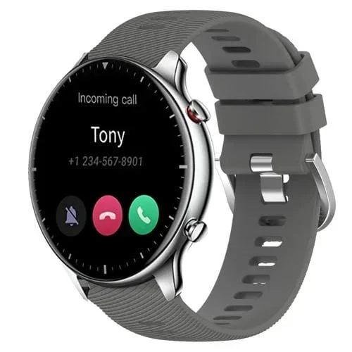 Correa de Reloj de Silicona para Amazfit GTR 2 22mm (Gris Oscuro)