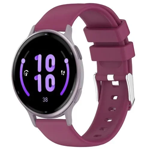 Correa de Reloj Garmin Active 5 Silicona 20mm (Borgoña)