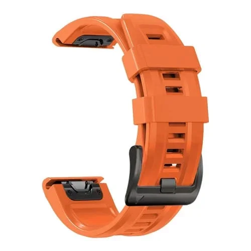 Correa de Reloj Garmin Fenix 7 Pro 51mm Sport Silicona (Naranja)