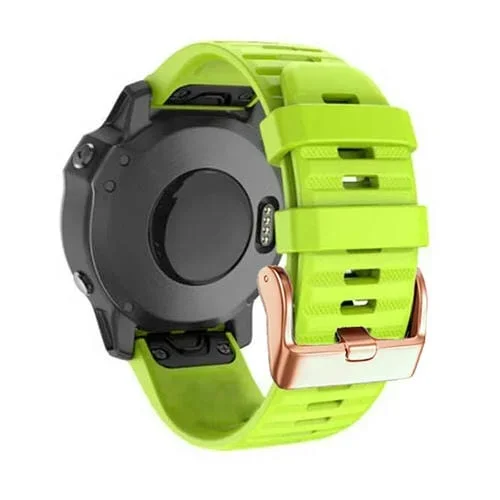 Correa de Reloj Garmin Fenix 7S / 6S Pro / 5S Plus Silicona Liberación Rápida 20mm (Verde)