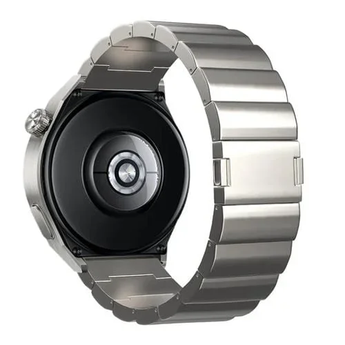 Correa de Reloj Metal Titanio Hebilla Magnética 22mm (Plata)