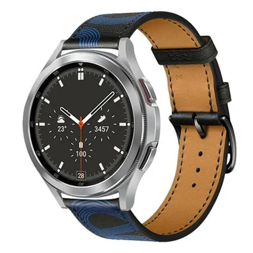 Correa de Reloj Nailon Universal 22mm (Cuero Negro)