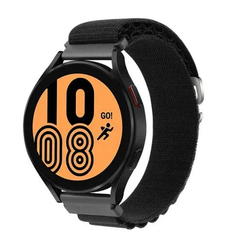 Correa de Reloj Nailon Universal para Coros Pace 2 y Coros Apex 42mm (Negro)
