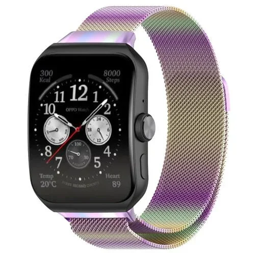 Correa de Reloj para Oppo Watch 3 de Metal Acero Inoxidable Milanesa (Color)