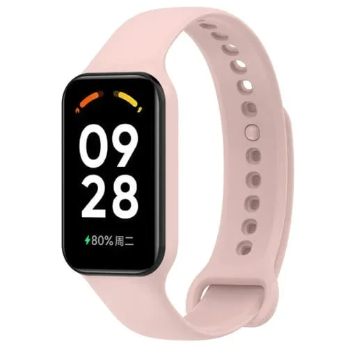 Correa de Reloj para Redmi Band 2 Silicona Integrada (Rosa Claro)