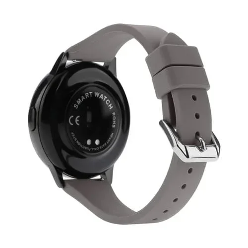 Correa de Reloj Silicona 20mm con Hebilla en T (Gris Costero)