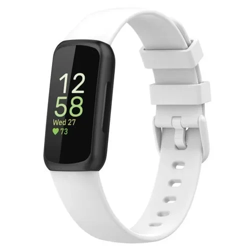 Correa de Reloj Silicona Fitbit Inspire3 Tamaño L (Blanco)