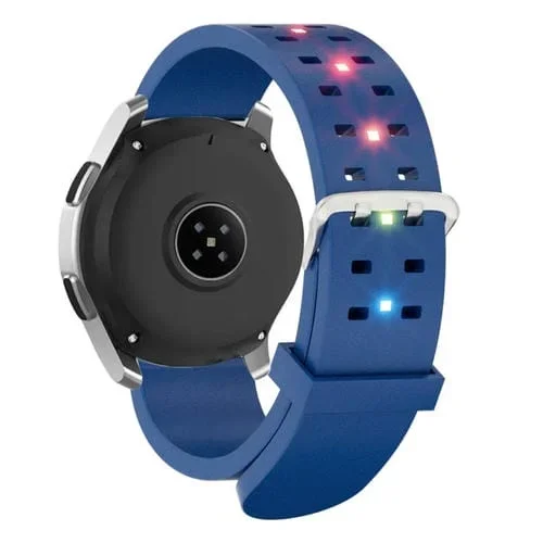 Correa de Reloj Silicona Luminosa 22mm (Azul)
