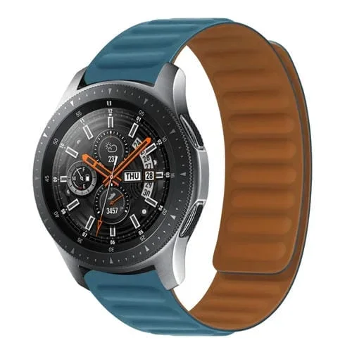 Correa de Reloj Silicona Magnética 20mm (Azul Cabo)