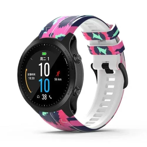 Correa de Reloj silicona para Garmin Forerunner 965 / 955 / 945 / 935 liberación rápida (Pintada)