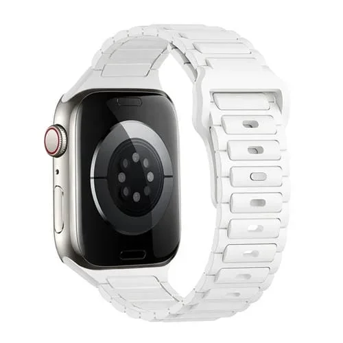 Correa de Silicona con Hebilla para Apple Watch Series 3 42mm (Blanca)
