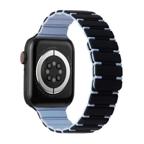 Correa de Silicona Magnética para Apple Watch Series 4 44mm (Verde Lima Obsidiana)