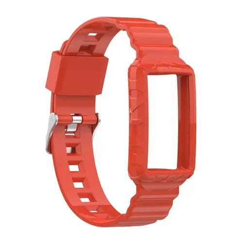 Correa de silicona para Fitbit Care 4 One Body Armor (Naranja)