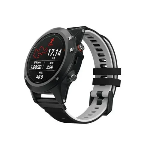 Correa de Silicona para Garmin Fenix 6 Wheamband (Gris Negro)