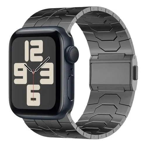 Correa para Apple Watch SE 2023 de Acero Inoxidable con Hebilla Normanda de 44mm (Bronce)