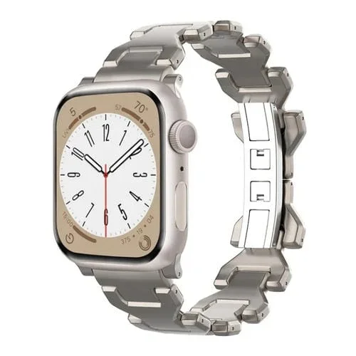 Correa para Apple Watch Series 3 de Titanio Puro Tipo y 42mm (Titanio)