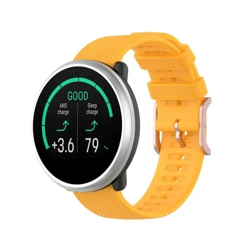 Correa para Reloj Polar Ignite 20mm con Textura de Puntos (Amarillo)