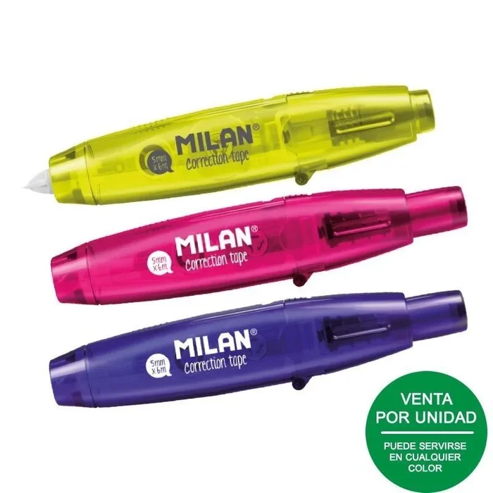 Corrector de escritura en cinta milan correction tape 1304912/ 5mm x 6m