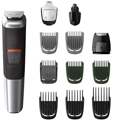 Corta pelo philips mg5740/18 cabello-cara-cuerpo 12 en 1 incluye 12 accesorios inalambrica y recargable