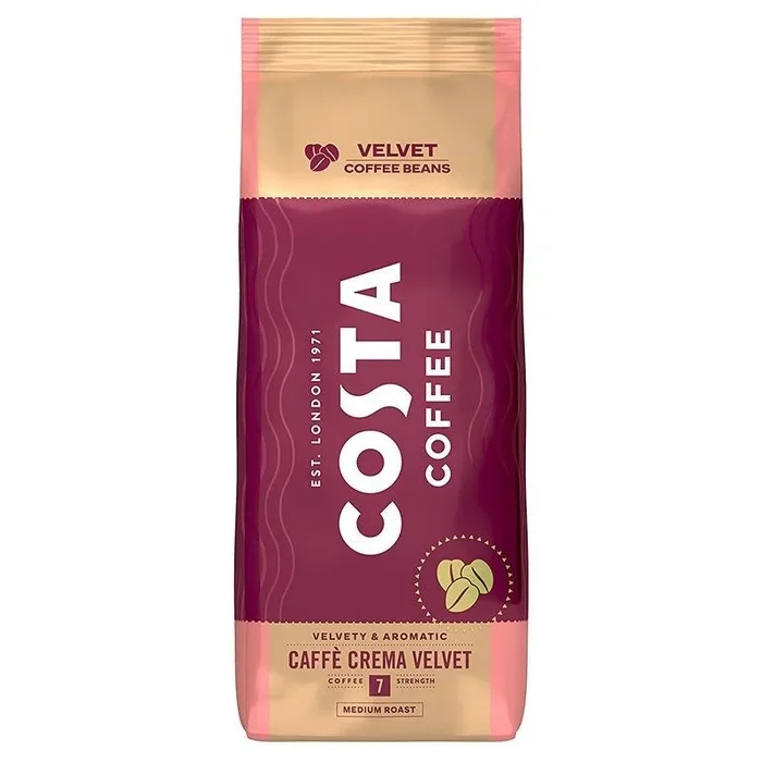 Costa coffee crema velvet café en grano 1kg