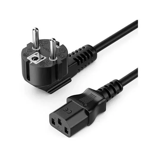cRadia Cable de alimentación 0.50m IEC C13 Hembra / Schuko Macho – CR 5000