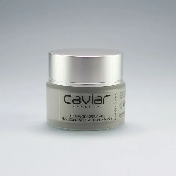 Crema Caviar 50ml. Crema Lipoproteica, Regeneradora, Antioxidante y Antiedad para Pieles Maduras. Crema Rejuvenecedora con Aloe Vera y Caviar. Crema de Lujo Caviar Essence
