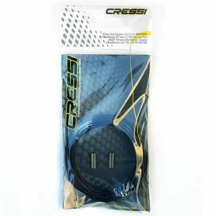 Cressi Juego de Pesca Sub EFA 354521/391 140 Mm Negro Accesorios, Unisex Adulto, 0, 1.40 mm