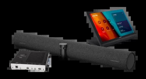 Crestron crestron flex advanced small room conference system with jabra panacast 50 video bar for microsoft teams rooms (uc-bx31-t) 6512605