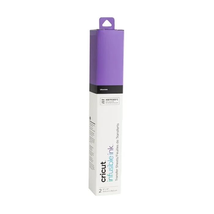 Cricut Infusible Ink Transfer Sheets-Ultra Violet Hojas de Transferencia, Vinilo, Multicolores, 1, Talla única