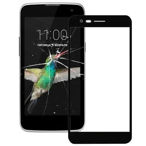 Cristal Exterior Pantalla Frontal LG K4 2017 (Negro)