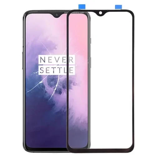 Cristal Exterior Pantalla Frontal OnePlus 7 (Negro)