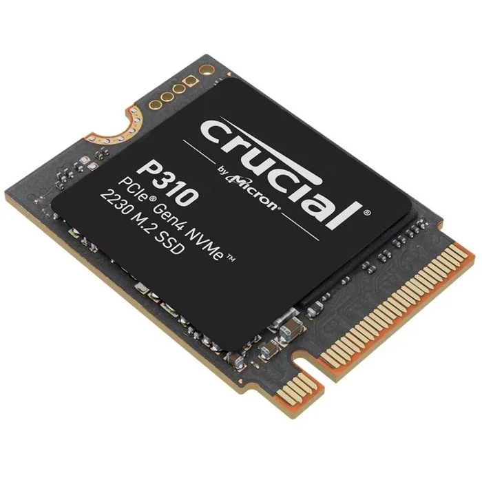 Crucial P310 SSD 2TB PCIe Gen4 NVMe M.2 2230 SSD Interno, hasta 7.100 MB/s, Compatible con Steam Deck, ASUS ROG Ally, MSI Claw & Microsoft Surface, Disco Duro SSD – CT2000P310SSD2