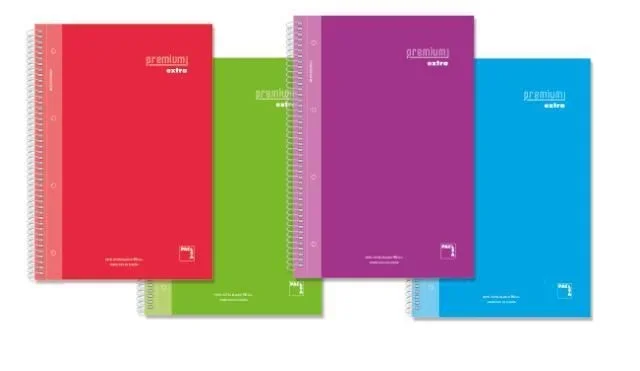 Cuaderno Pacsa Premium Extra Multicolor 80 Hojas Din A4 (4 Unidades)