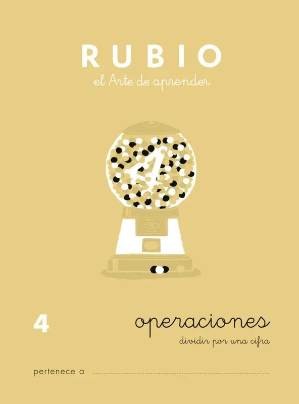 Cuadernos operaciones + problemas nº4 dividir por una cifra