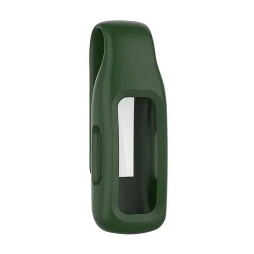Cubierta de Silicona para Fitbit Ace 3 e Inspire 2 con Clip de Protección (Ejército Green)