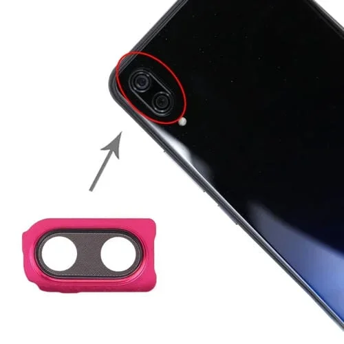 Cubierta Lente Cámara Vivo X23 (RosaRojo)
